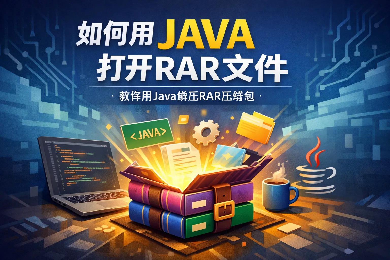 如何用JAVA打开rar文件