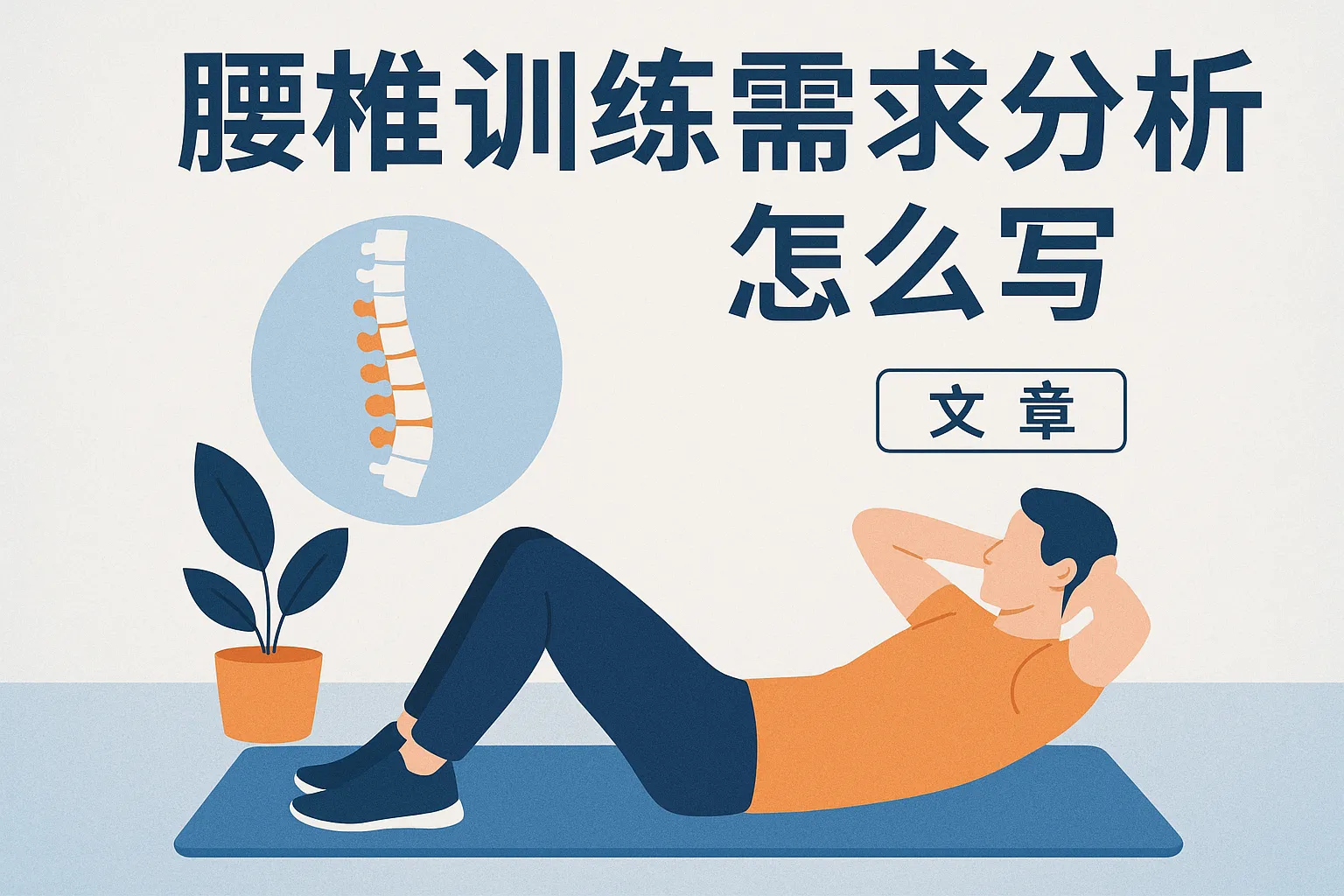 腰椎训练需求分析怎么写