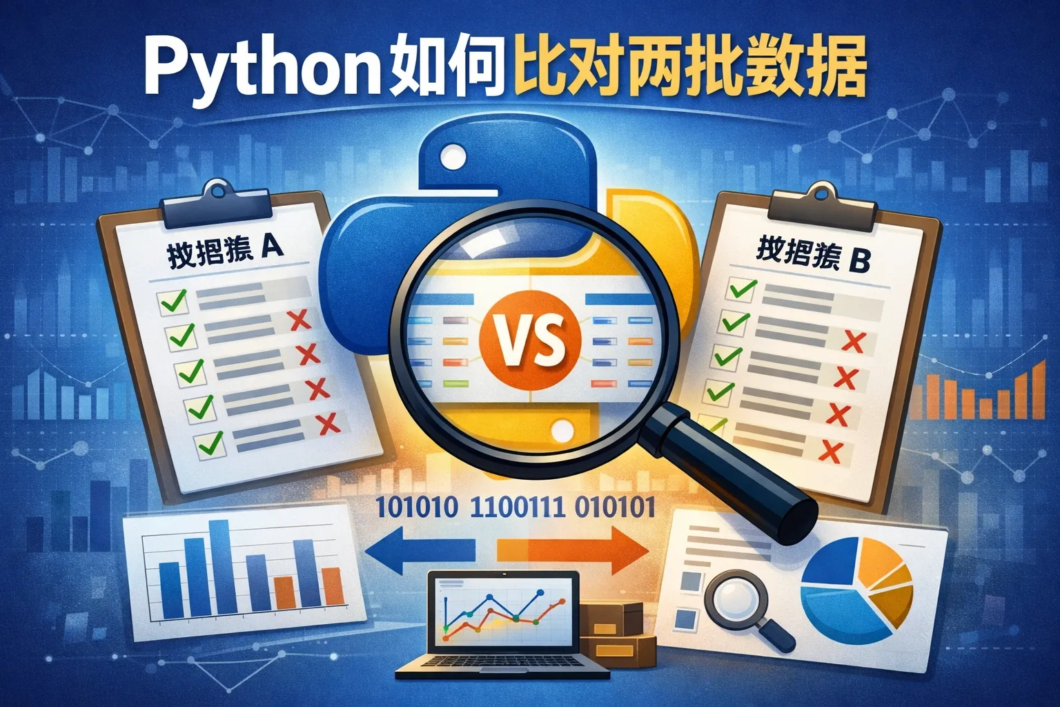 python如何比对两批数据
