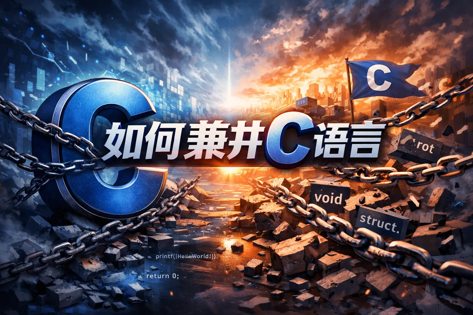 c 如何兼并c语言