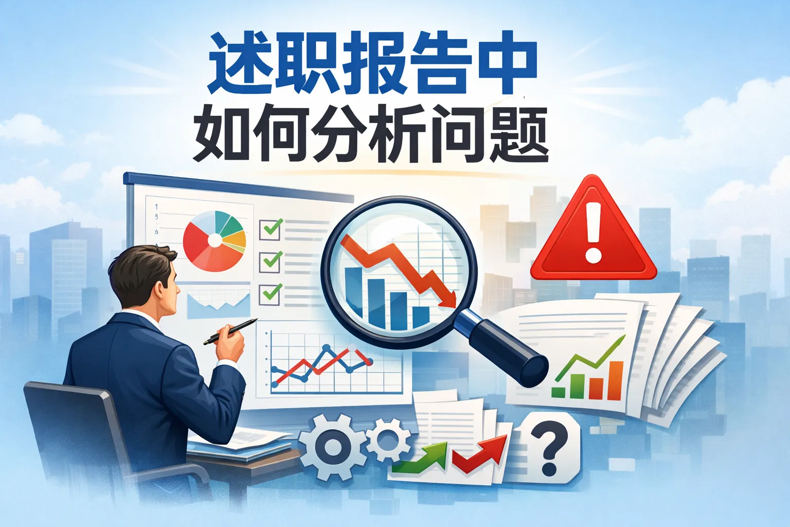 述职报告中如何分析问题