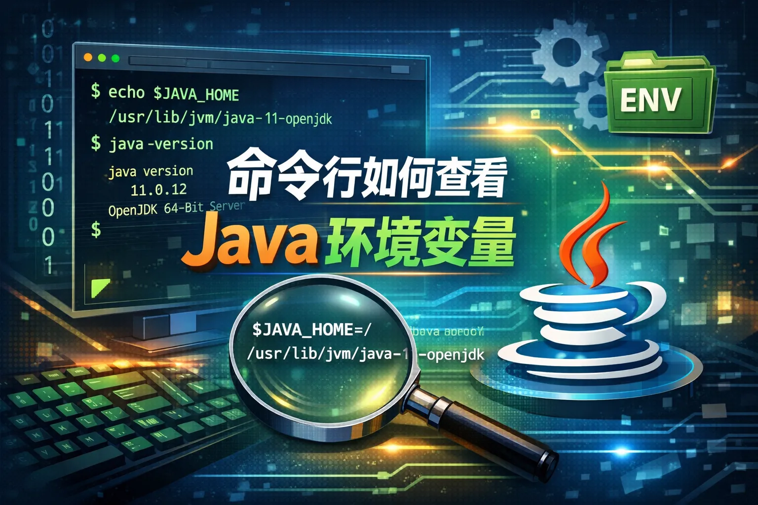 命令行如何查看java环境变量