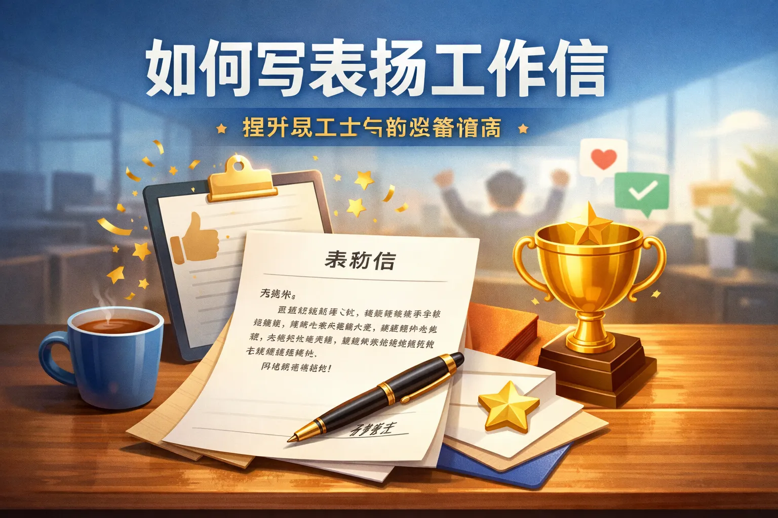 如何写表扬工作信