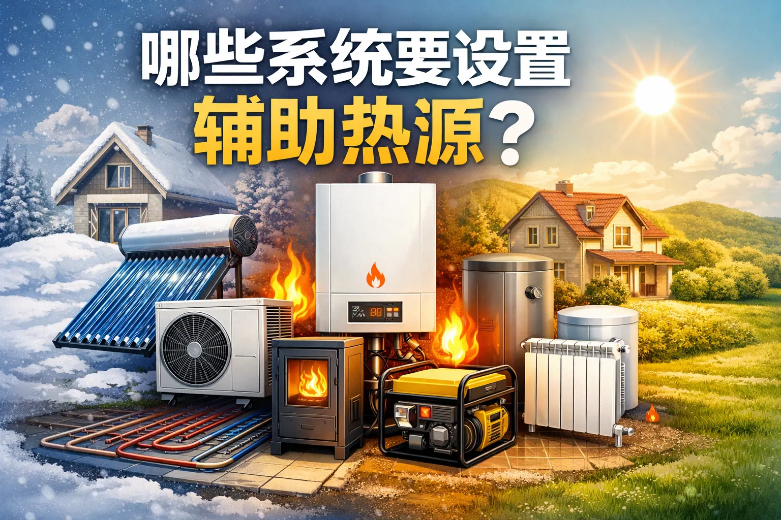 哪些系统要设置辅助热源