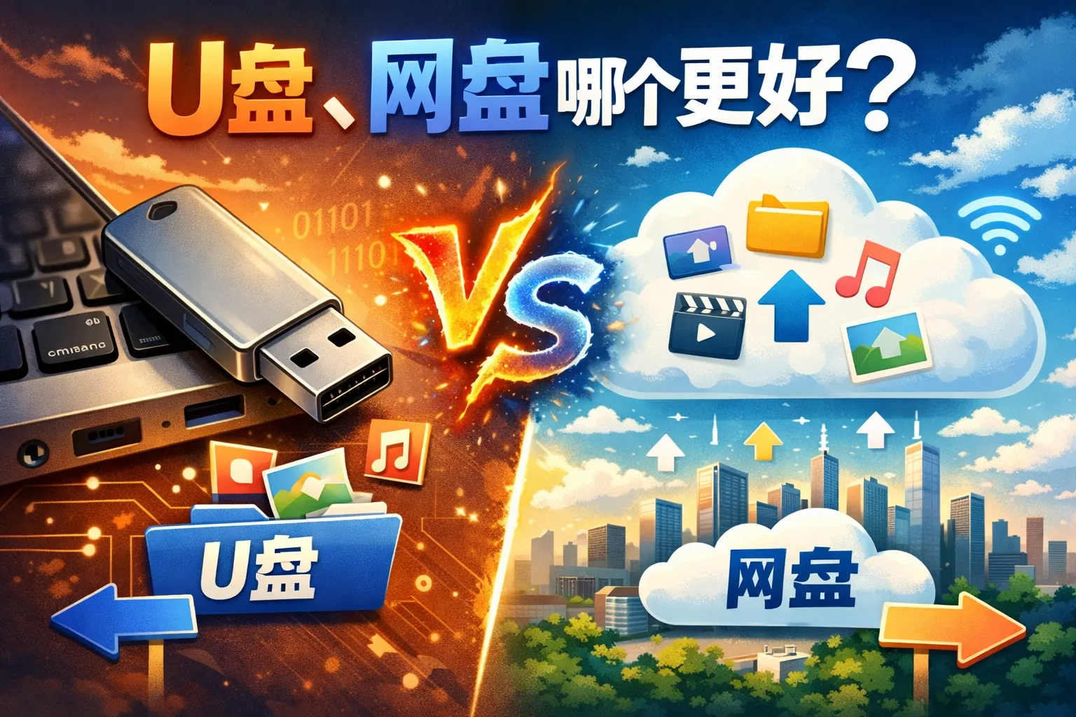 u盘网盘还有哪个更好