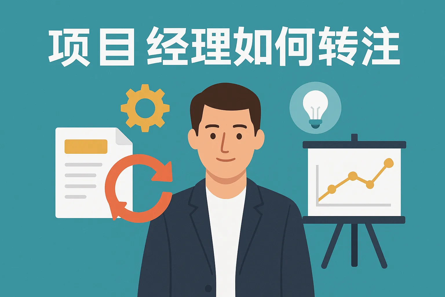 项目经理如何转注