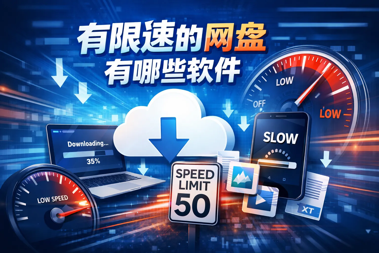 有限速的网盘有哪些软件