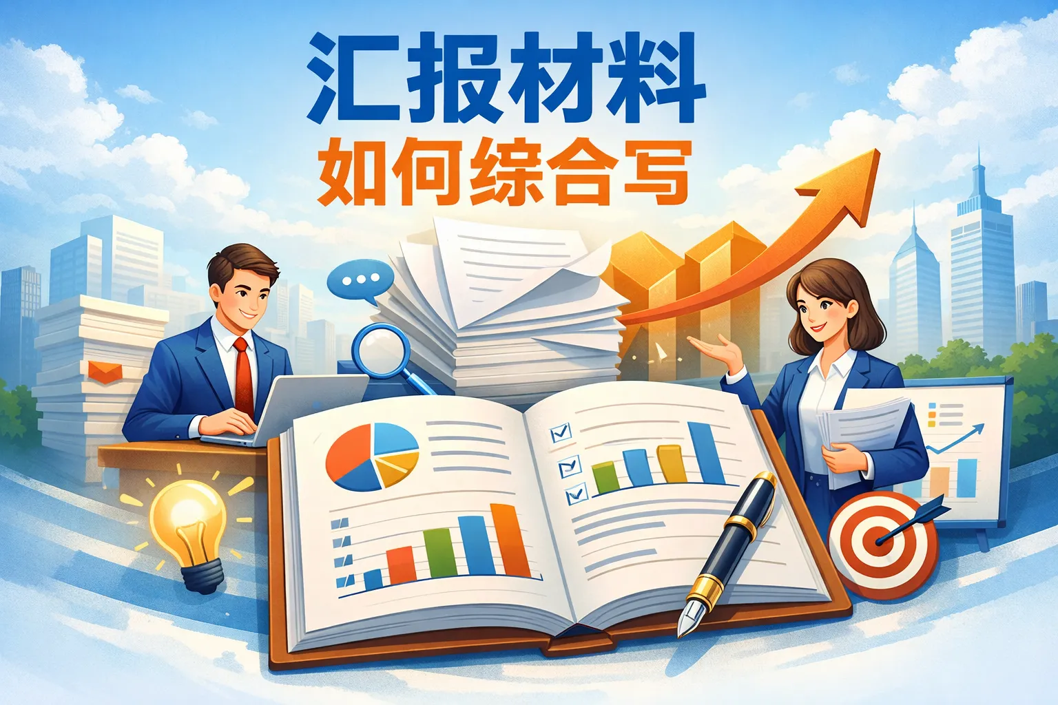 汇报材料如何综合写