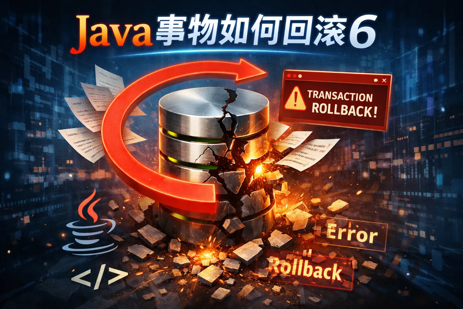 java事物如何回滚6