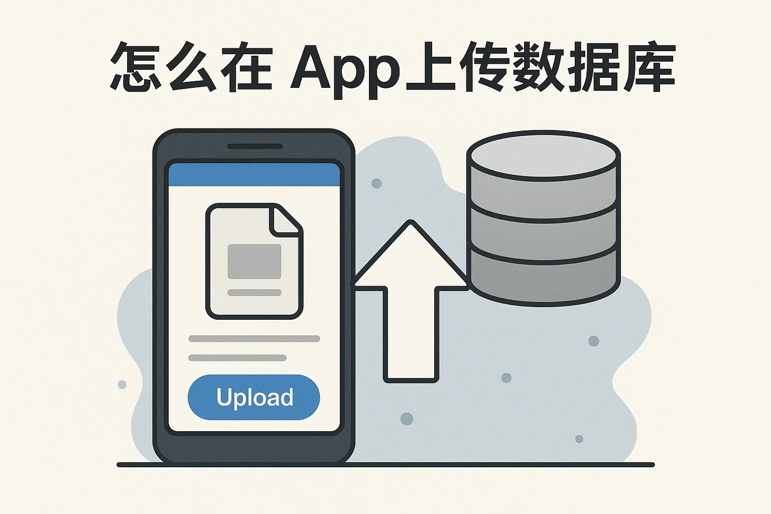 怎么在app上传数据库