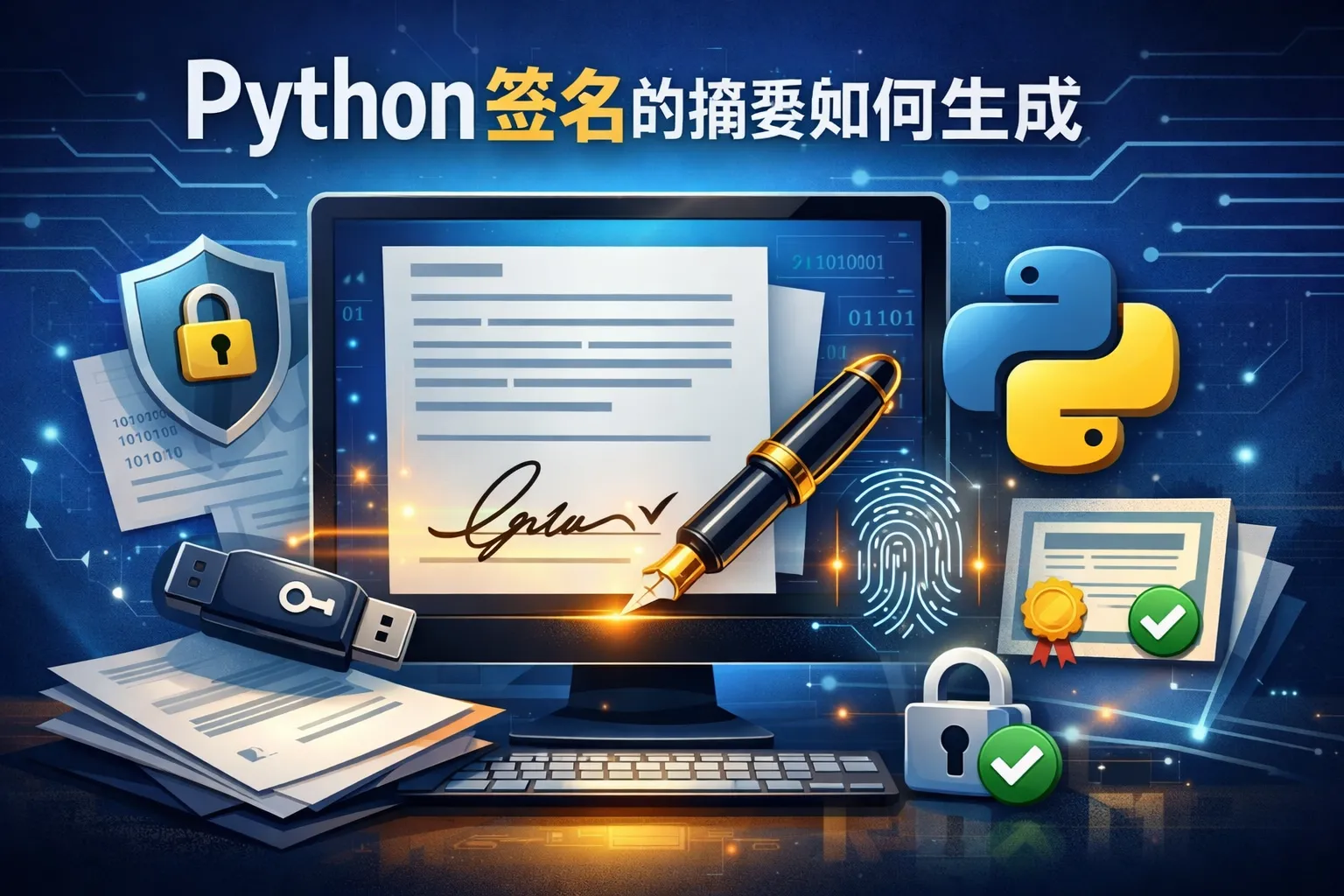 Python签名的摘要如何生成