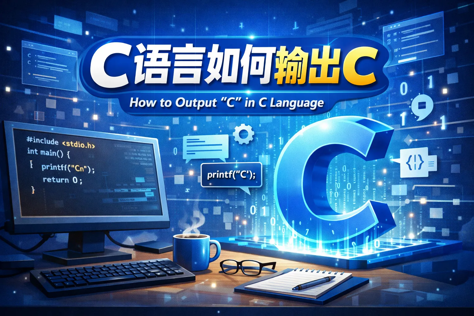 c语言如何输出c