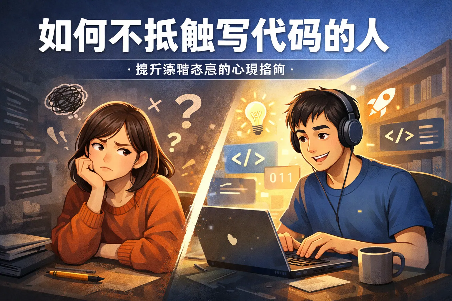 如何不抵触写代码的人