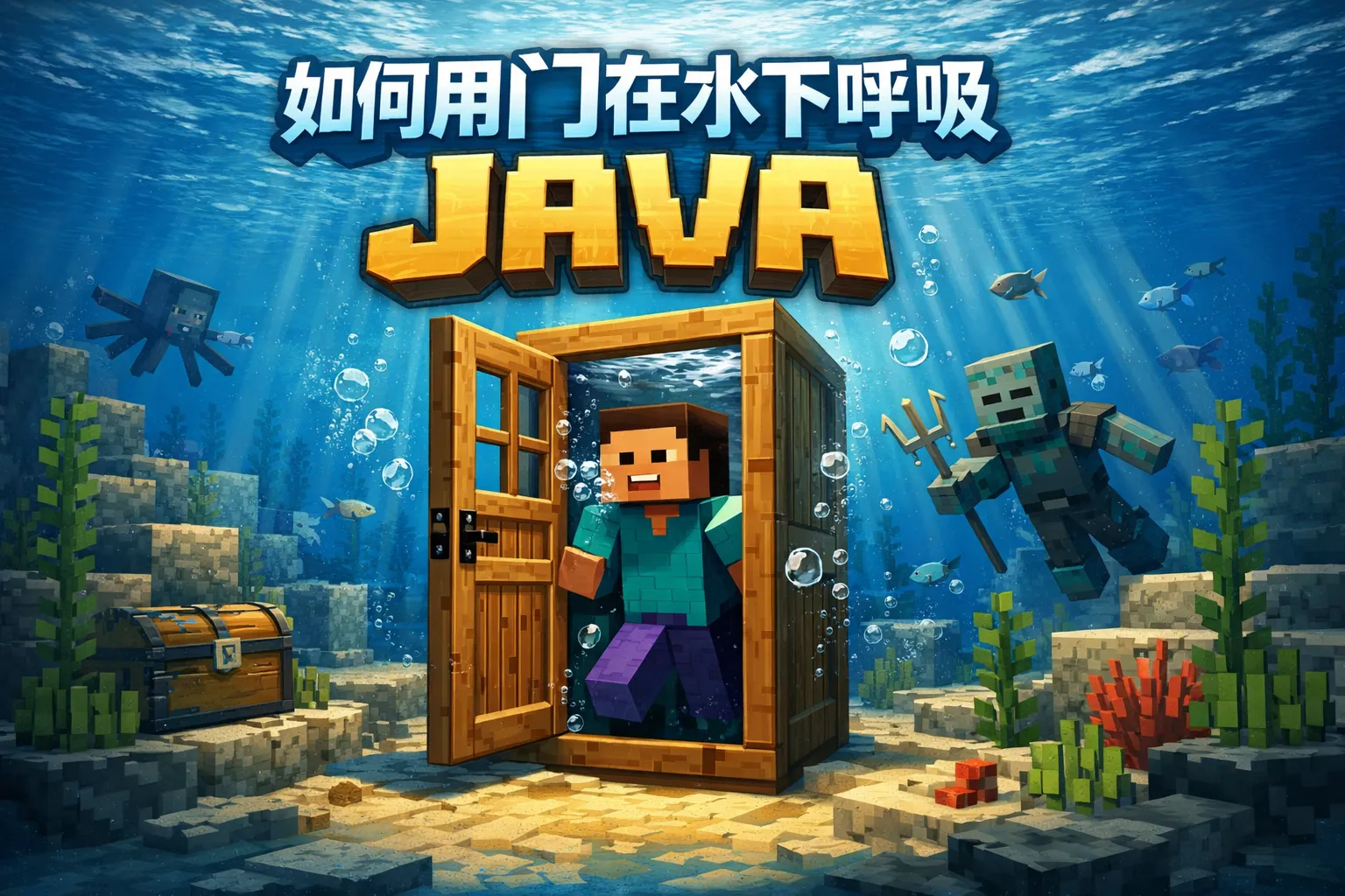 如何用门在水下呼吸java