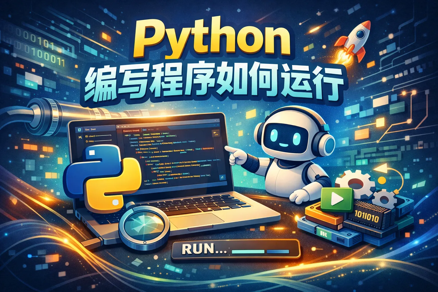 python编写程序如何运行