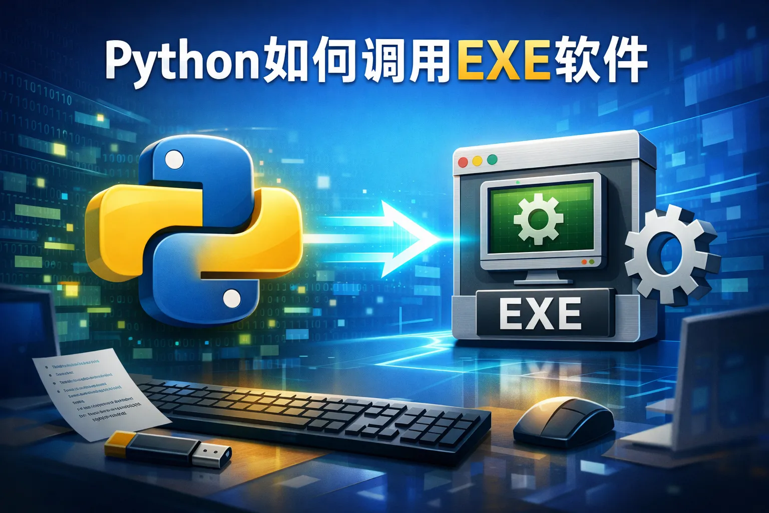 python如何调用exe软件