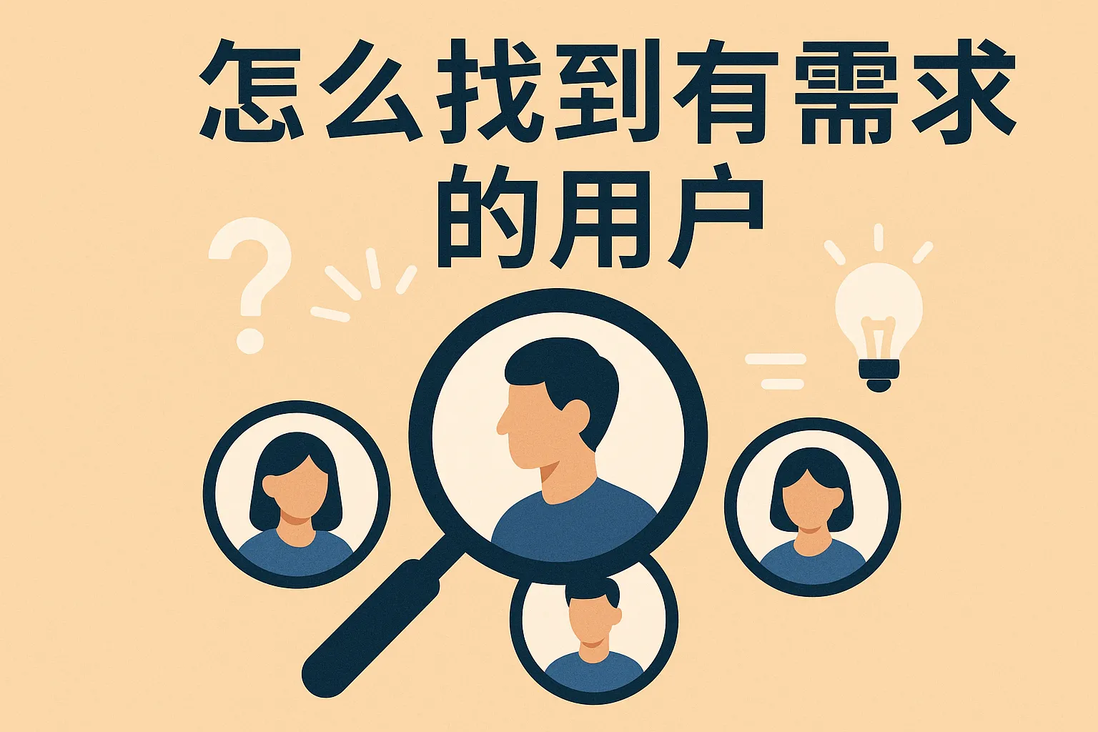 怎么找到有需求的用户