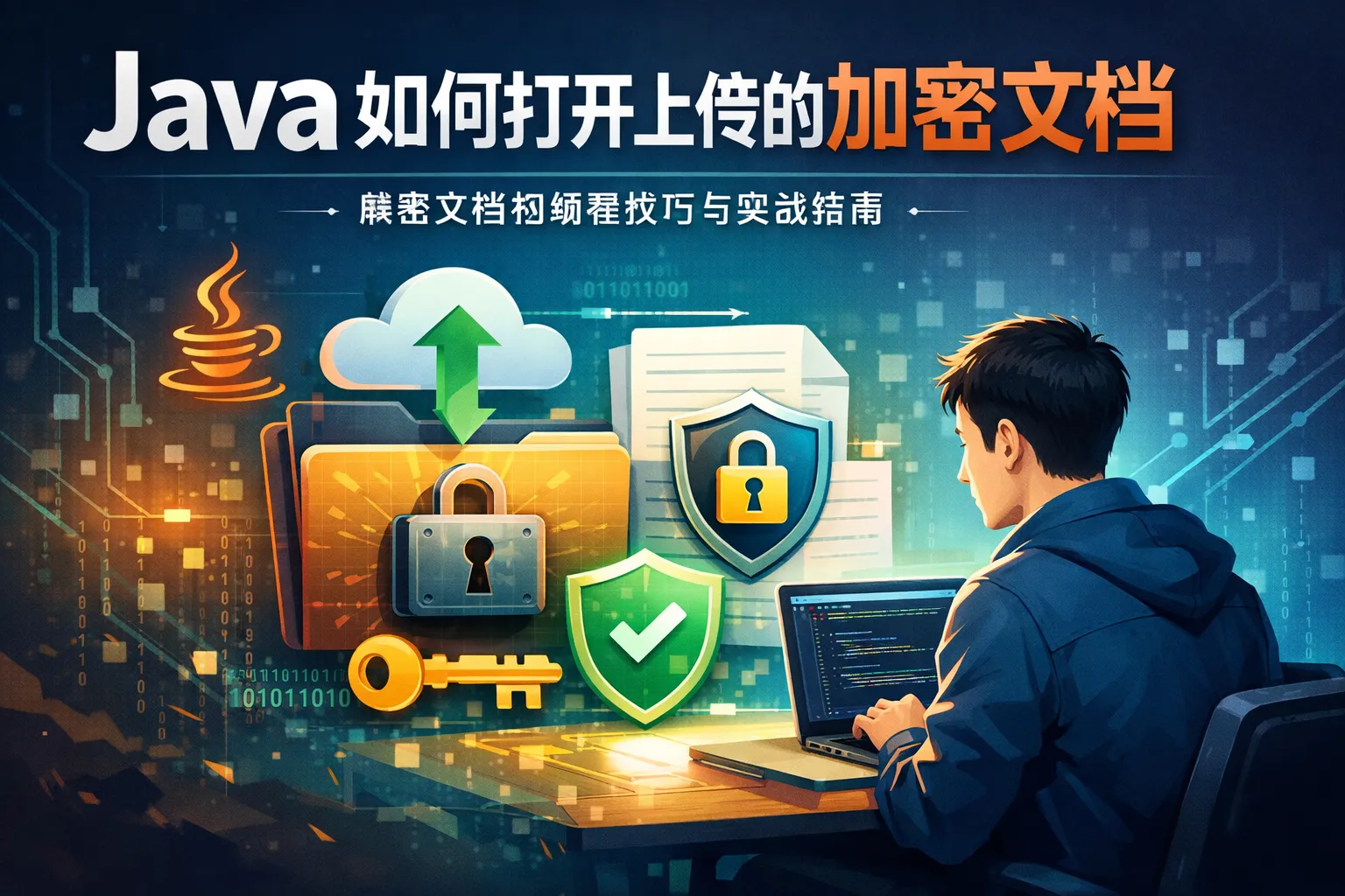 Java如何打开上传的加密文档