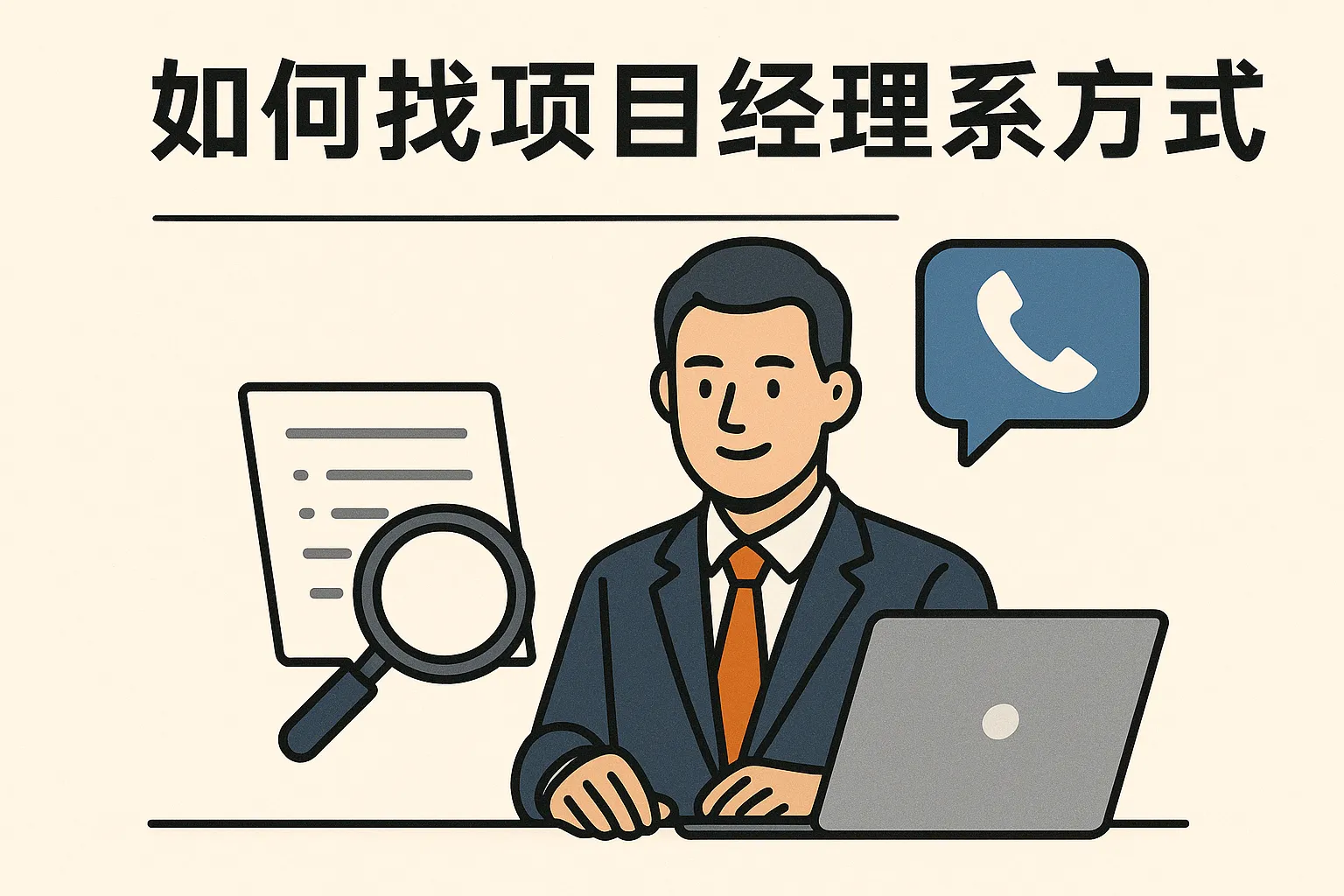 如何找项目经理联系方式