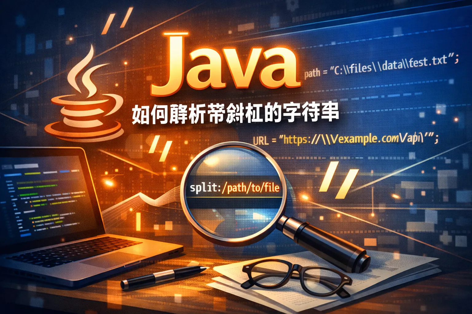 java如何解析带斜杠的字符串