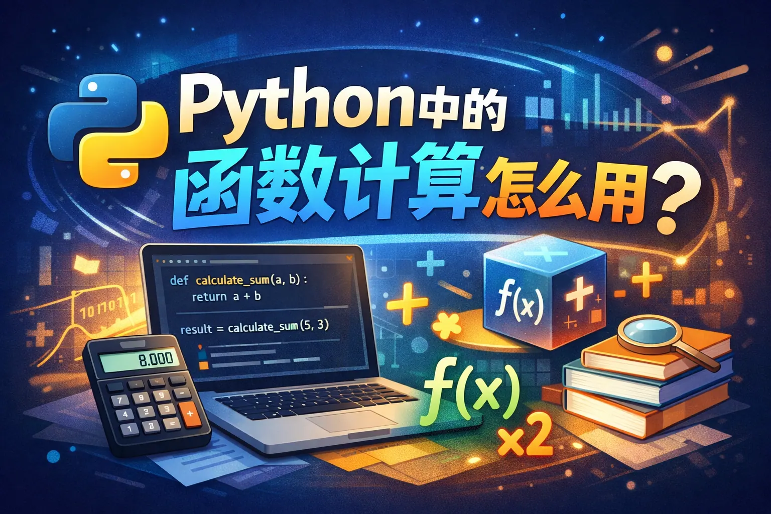 python中的函数计算怎么用