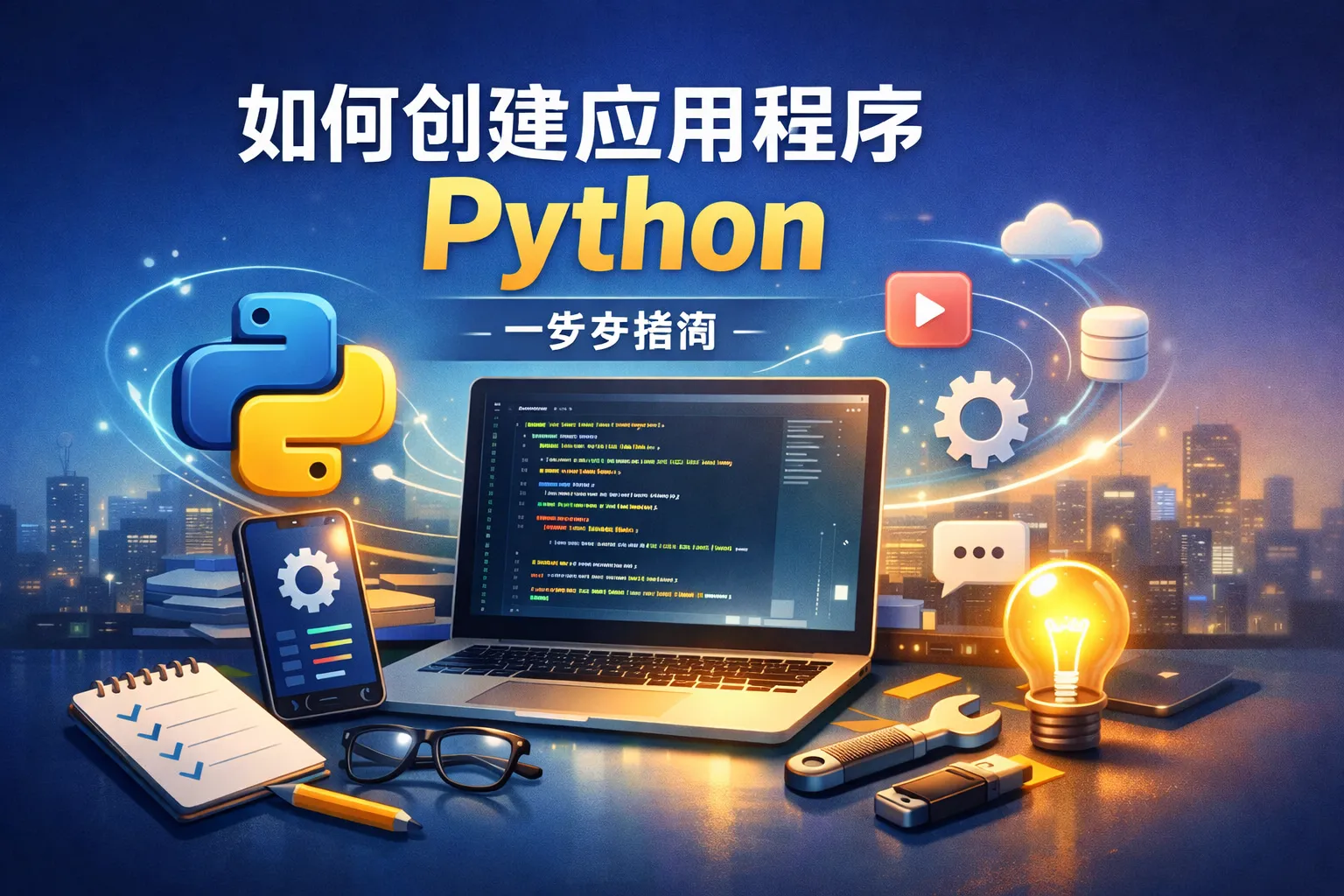 如何创建应用程序python
