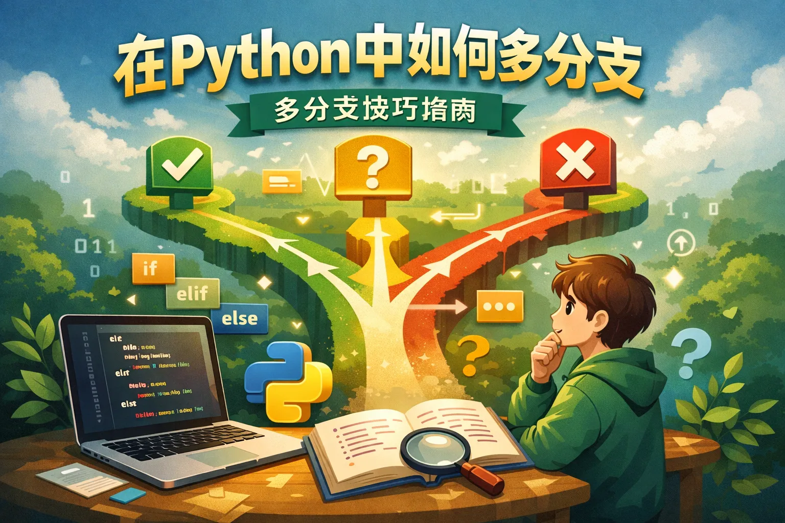 在Python中如何多分支