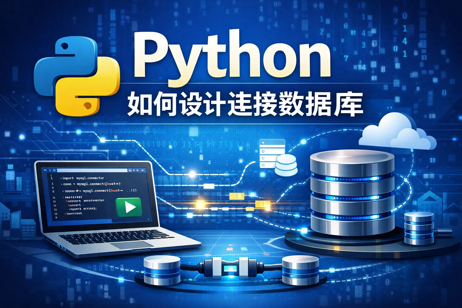 python如何设计连接数据库