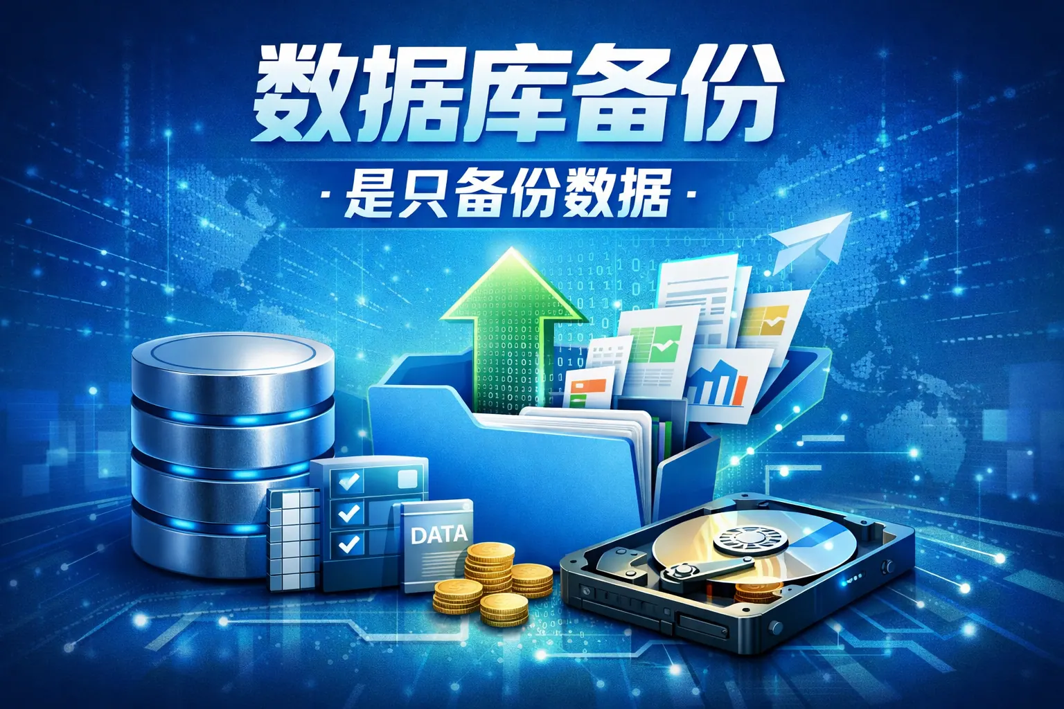 数据库备份是只备份数据