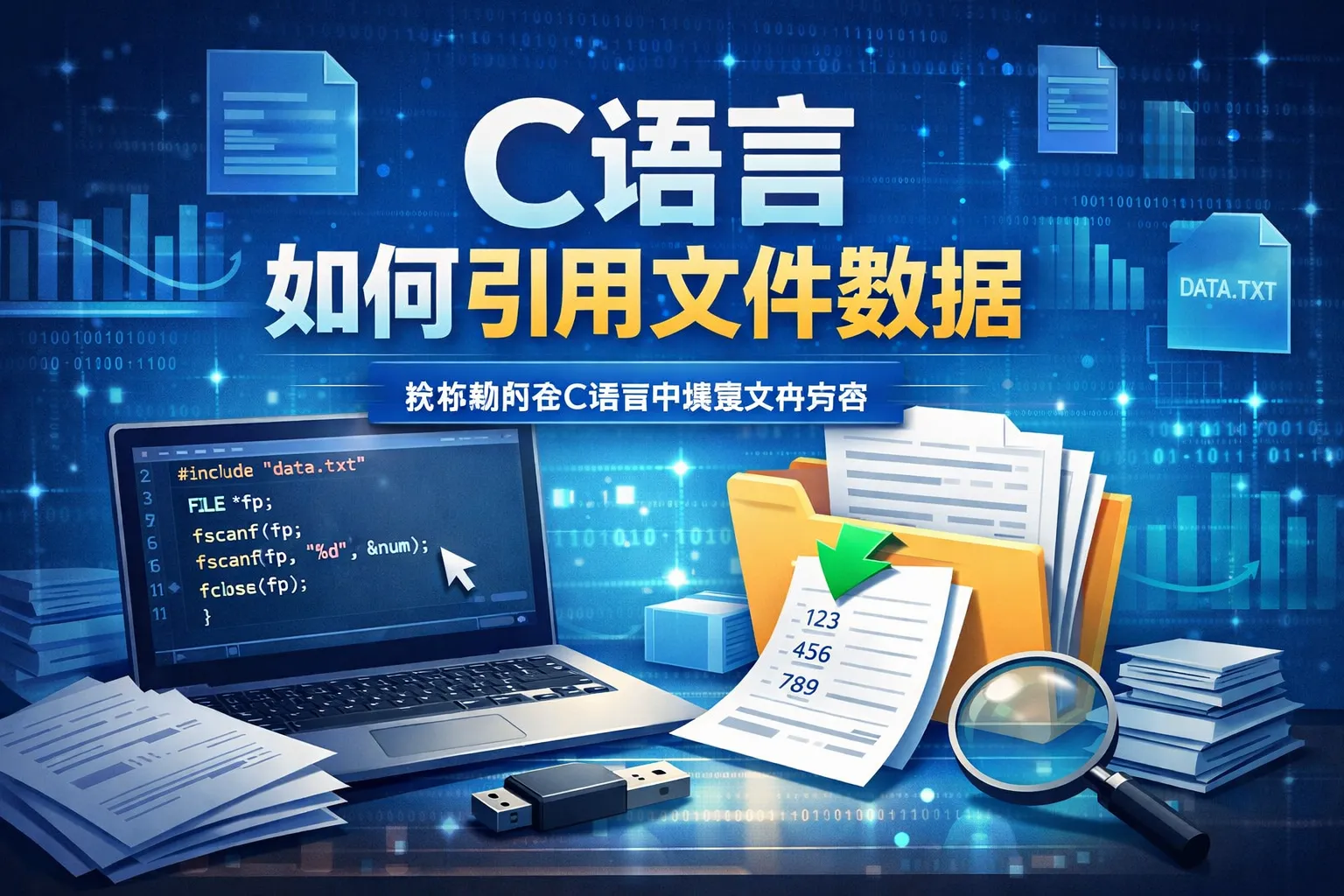 c语言如何引用文件数据