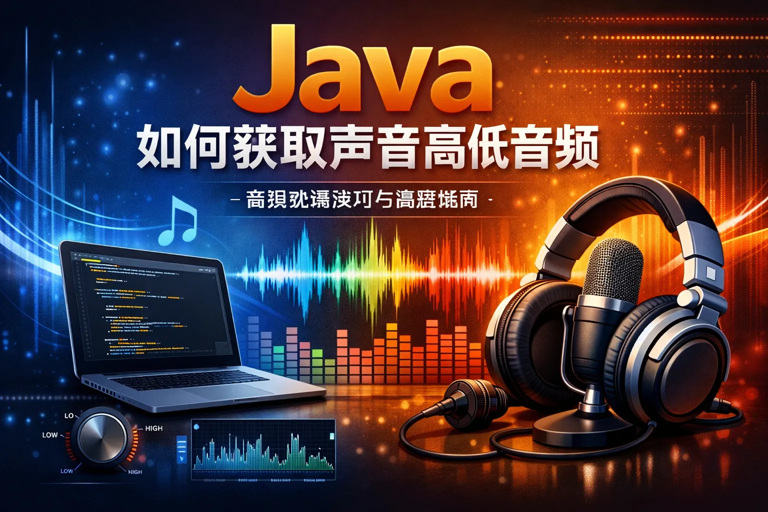 java 如何获取声音高低音频