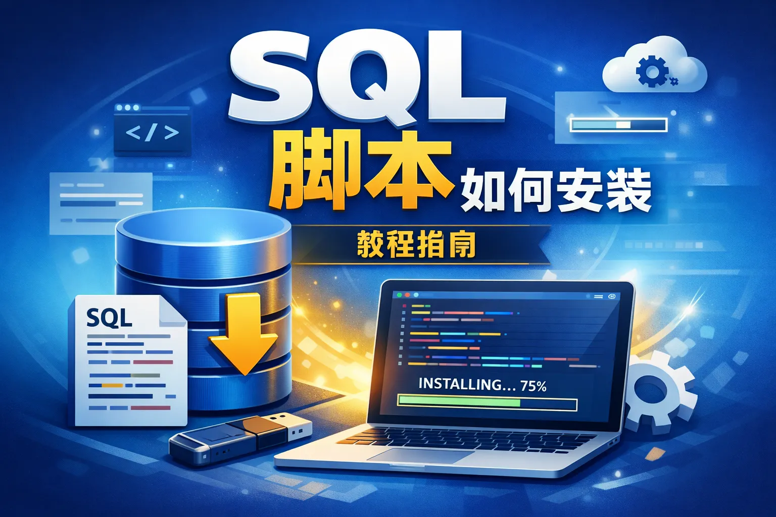 sql脚本如何安装