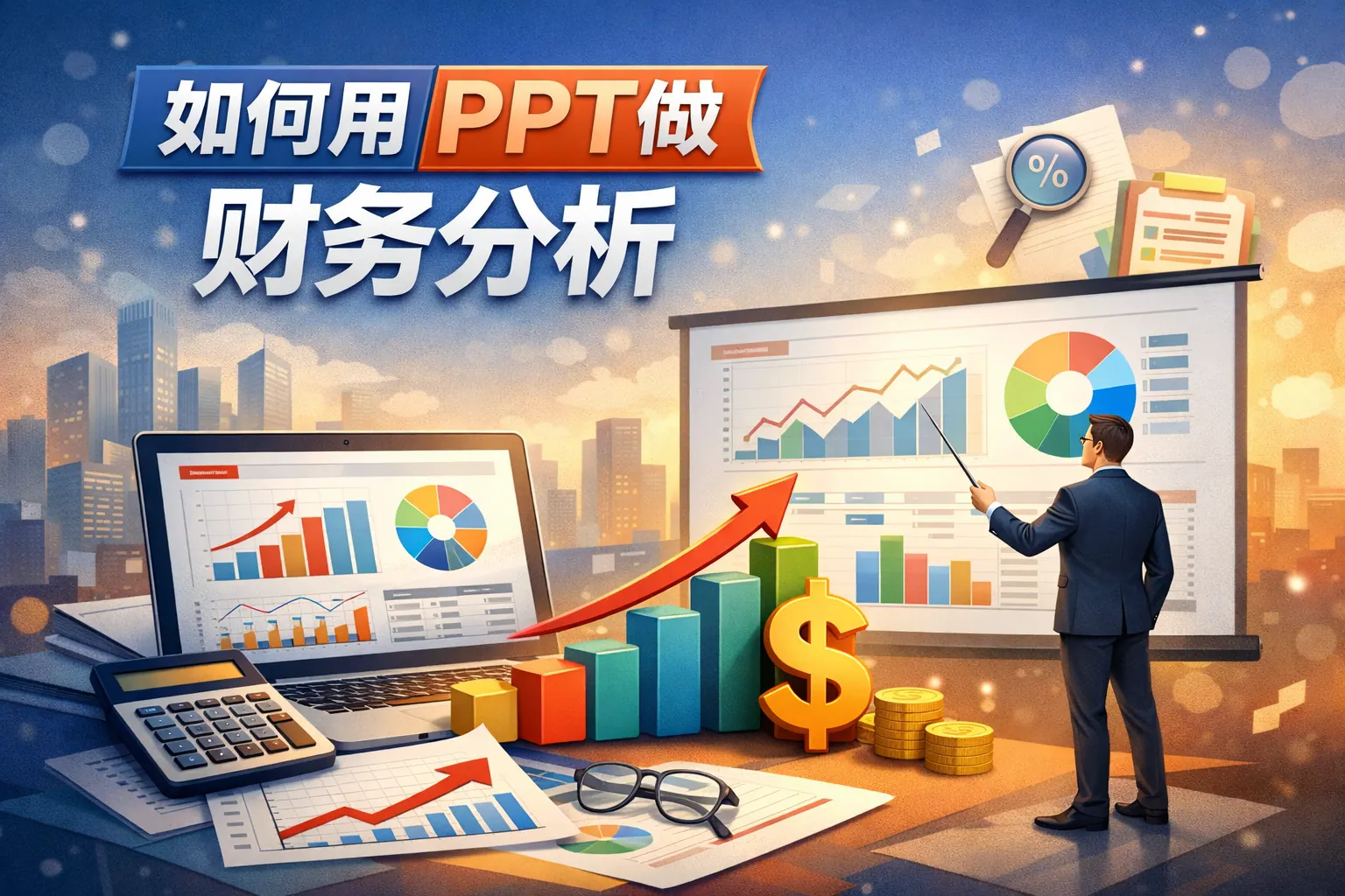 如何用ppt做财务分析