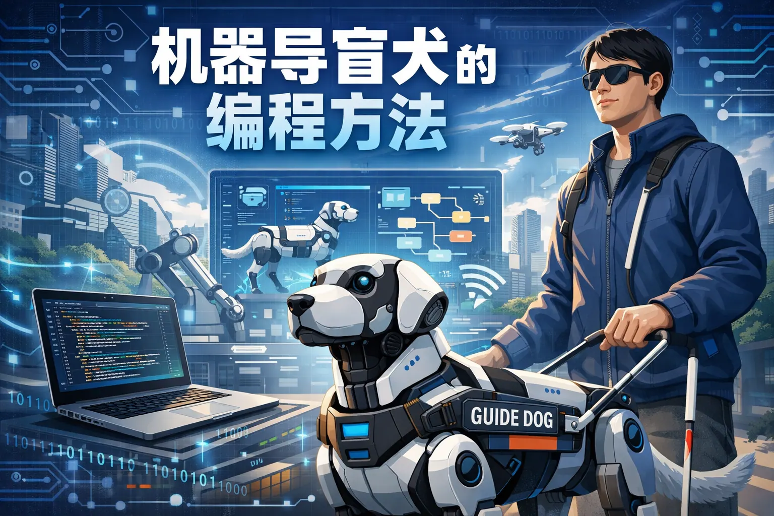 机器导盲犬的编程方法有