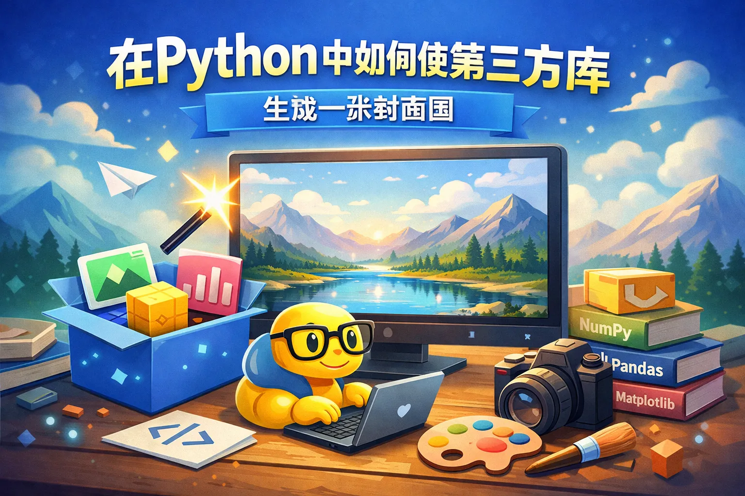 在python中如何使第三方库