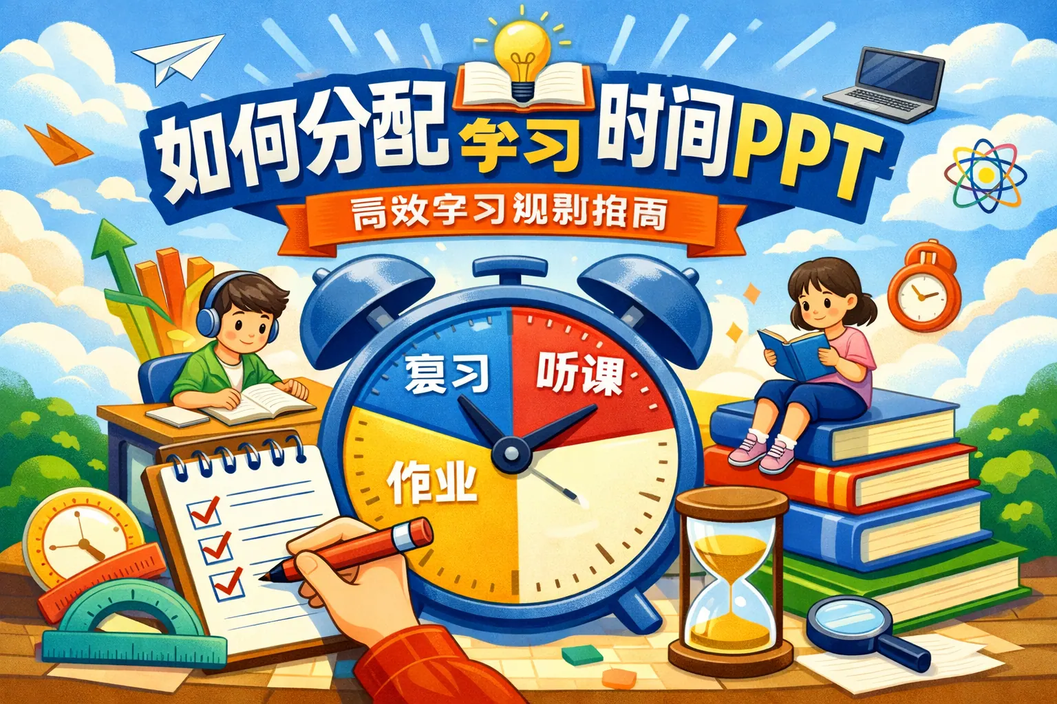 如何分配学习时间ppt