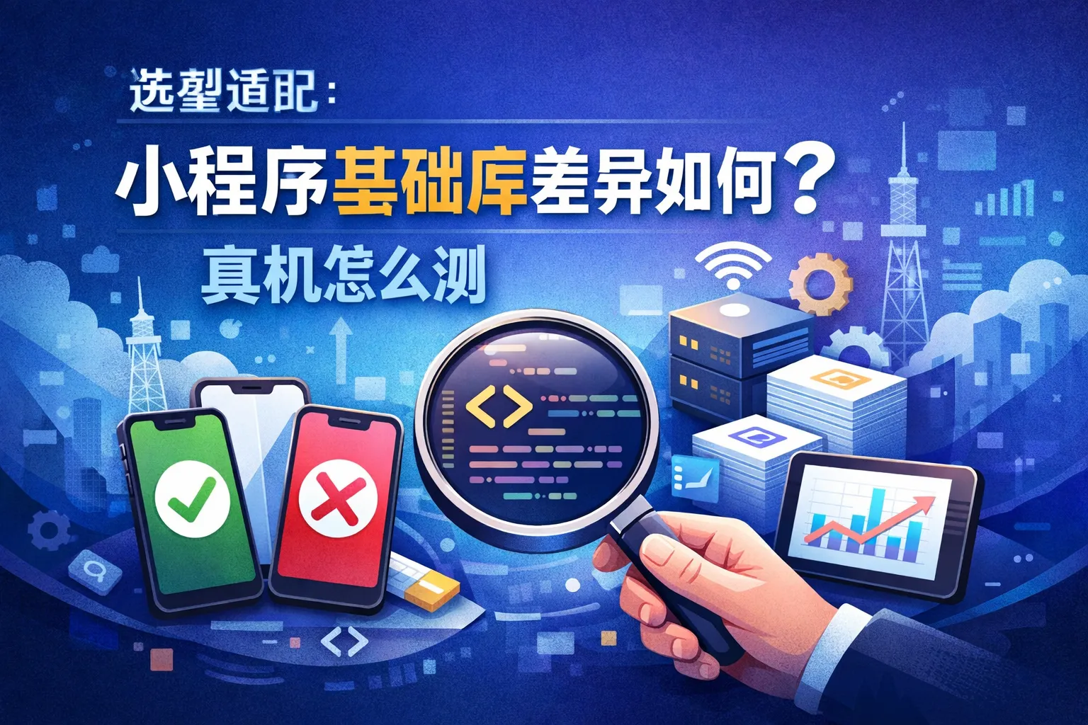 选型适配:小程序基础库差异如何?真机怎么测