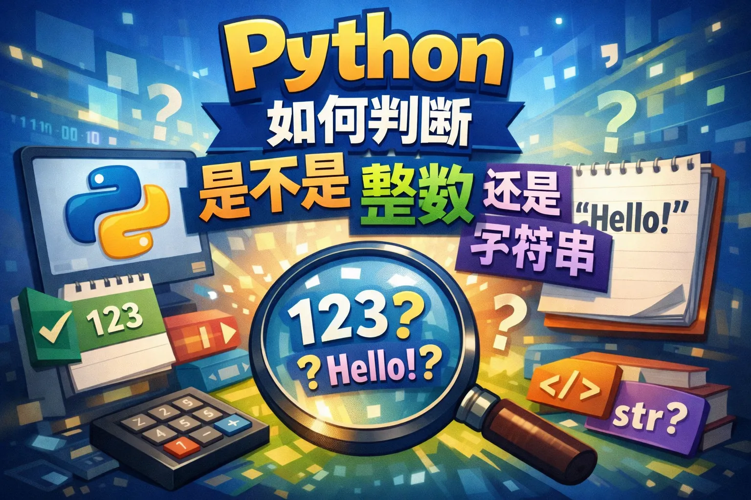 python如何判断是不是整数还是字符串