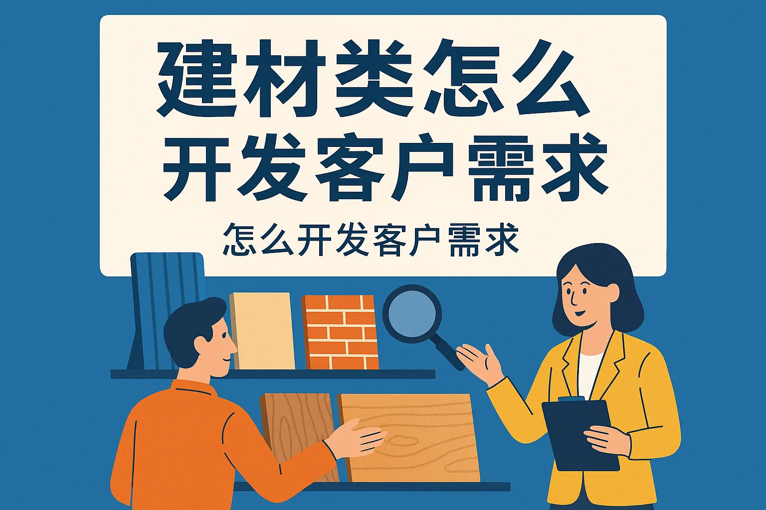 建材类怎么开发客户需求