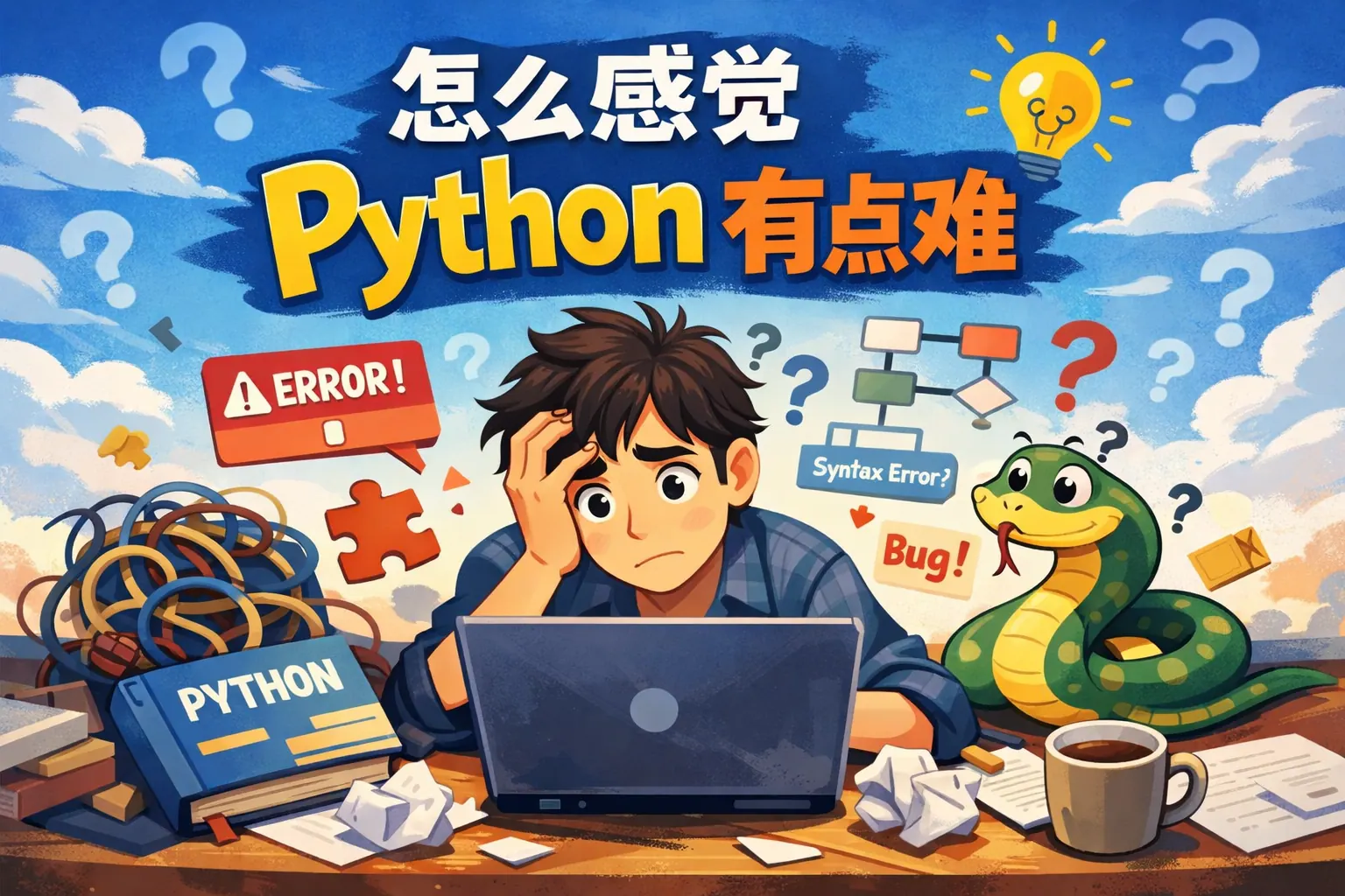 怎么感觉python有点难