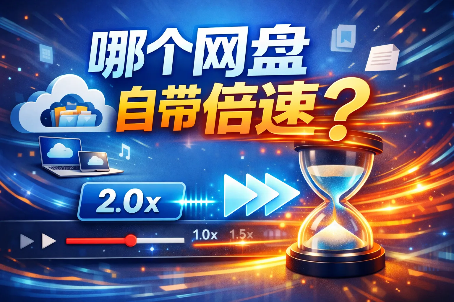 哪个网盘自带倍速