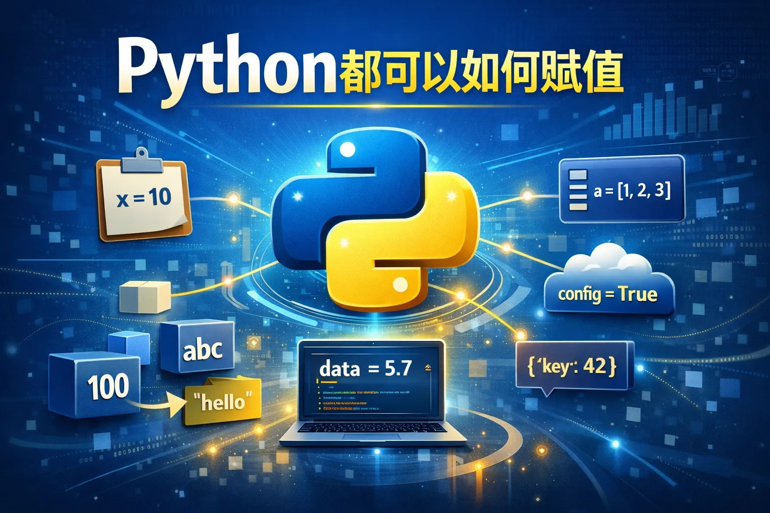 python都可以如何赋值