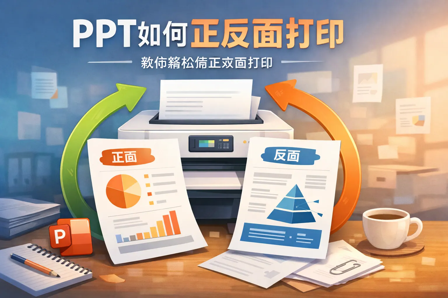 ppt如何正反面打印