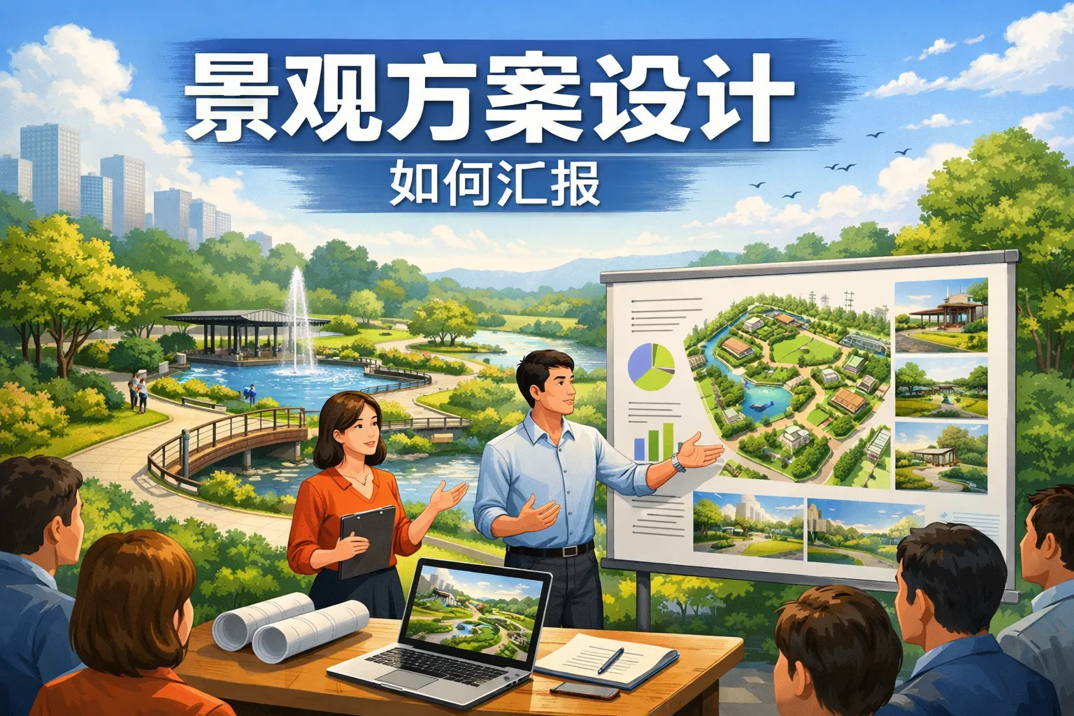景观方案设计如何汇报