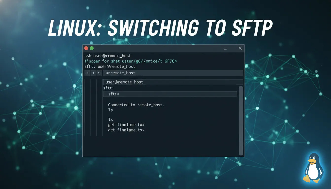 linux如何切换到sftp