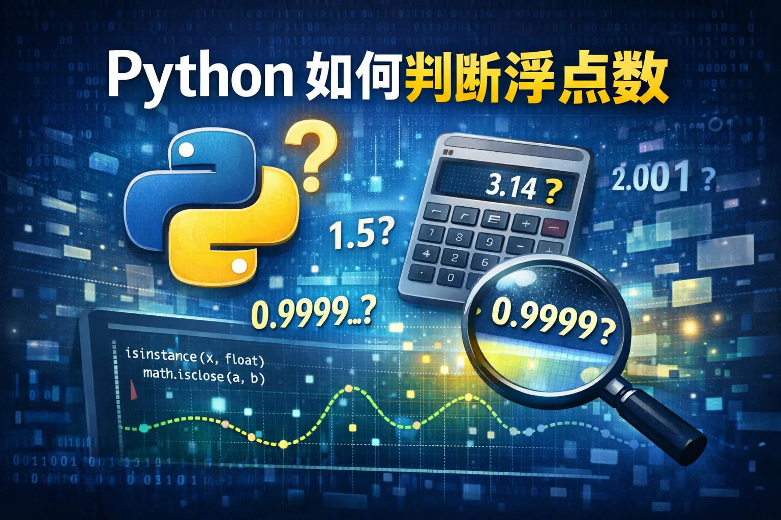 python如何判断浮点数