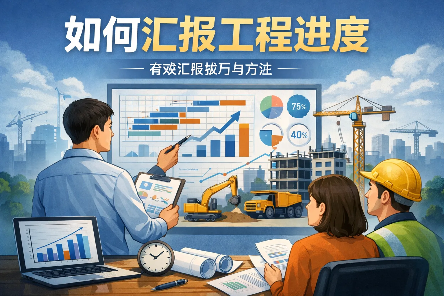 如何汇报工程进度