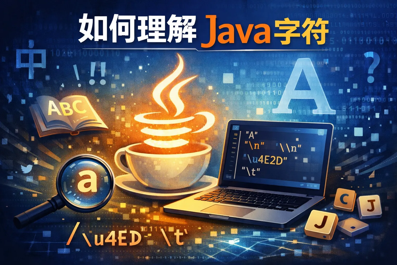 如何理解java字符