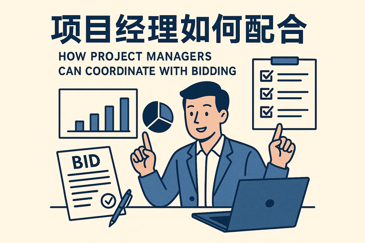 项目经理如何配合投标