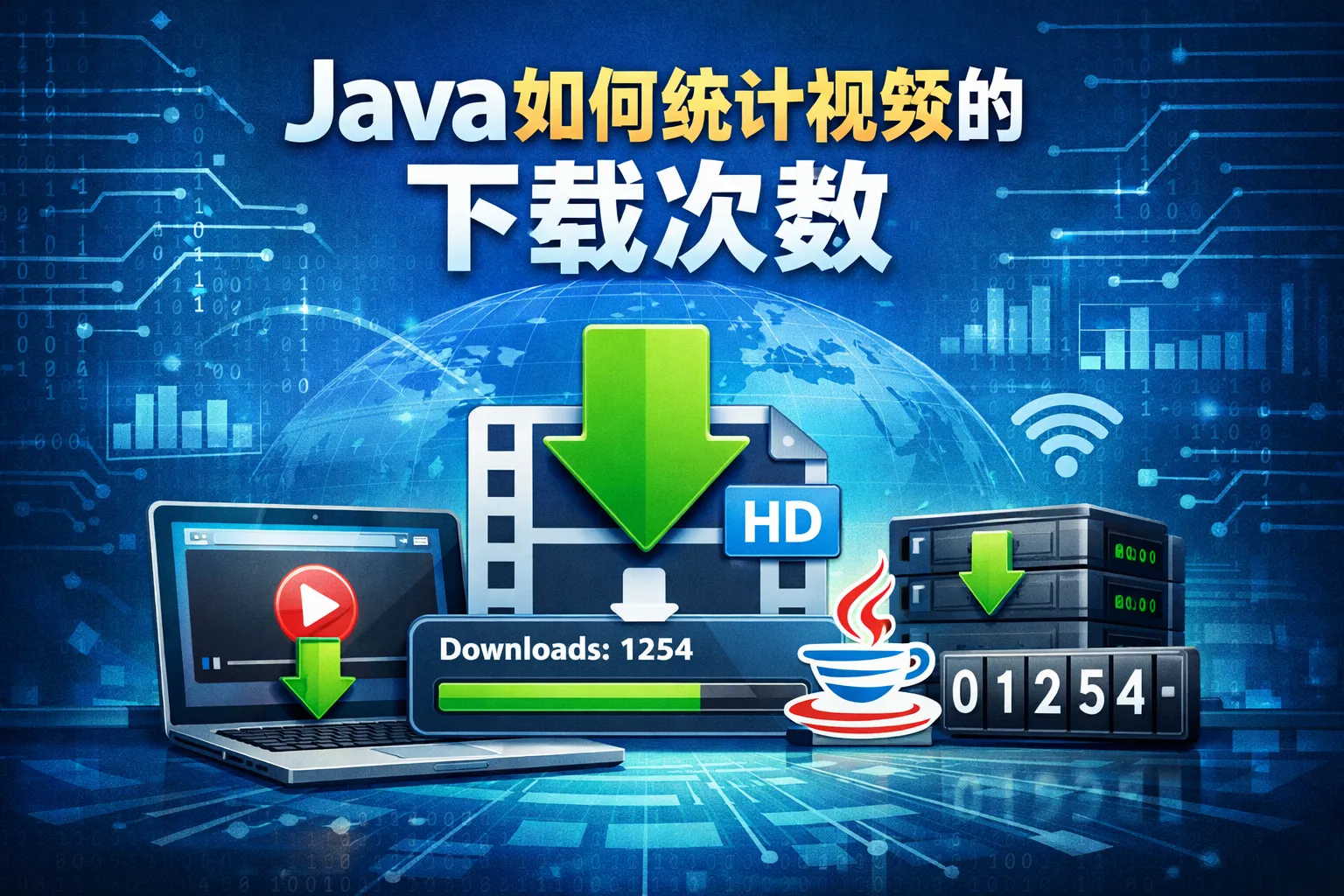 java如何统计视频的下载次数